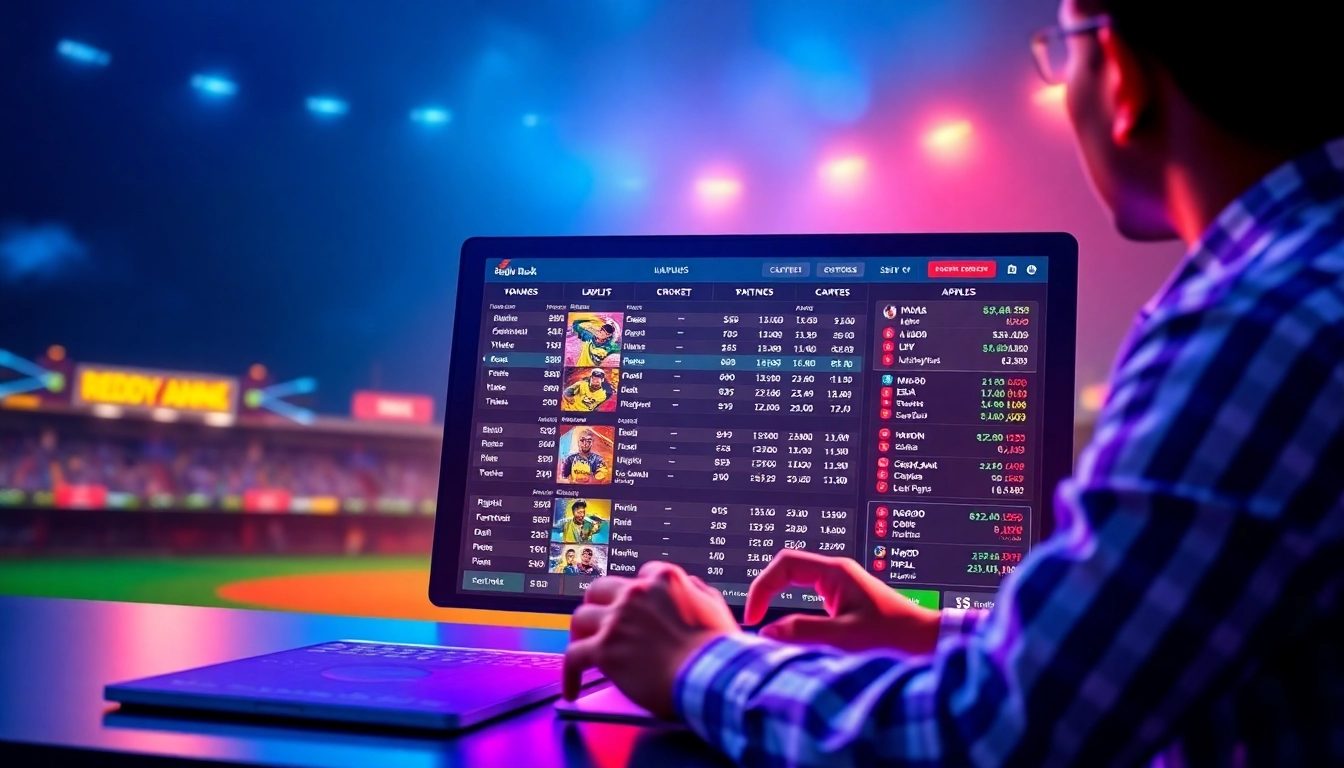 Reddy Anna Book depicted on a user’s mobile screen during live sports betting, highlighting ease of use and dynamic odds, appealing to Indian sports enthusiasts seeking secure betting options.