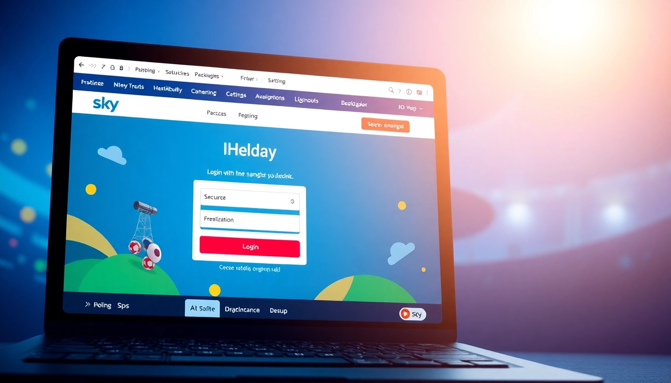 Steps for Sky exchange login process on a modern, easy-to-navigate betting website, highlighting security and user engagement.