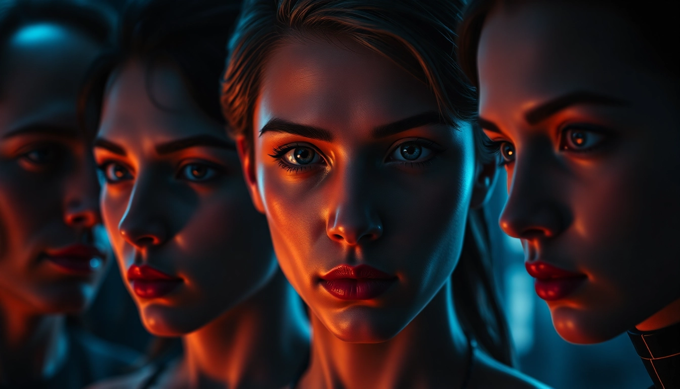 Realistic NSFW AI Image Generator scene showcasing five styles and cinematic prompts in action.