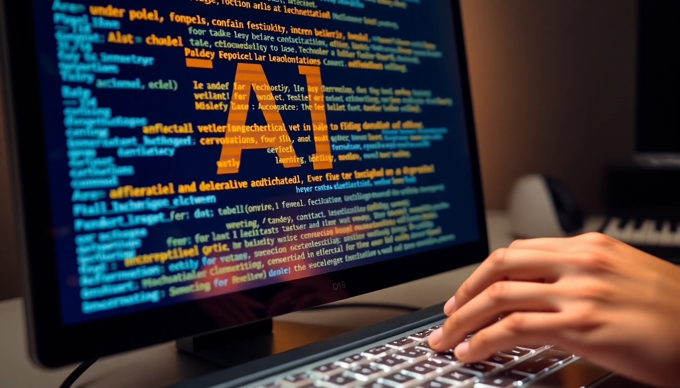 Person humanize AI text on screen to create natural content for improved engagement and authenticity